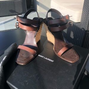 SAINT LAURENT WEDGES BRAND NEW